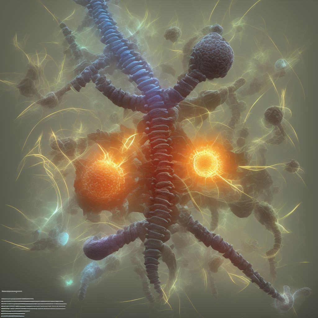 Spinal enthesopathy, site unspecified digital illustration