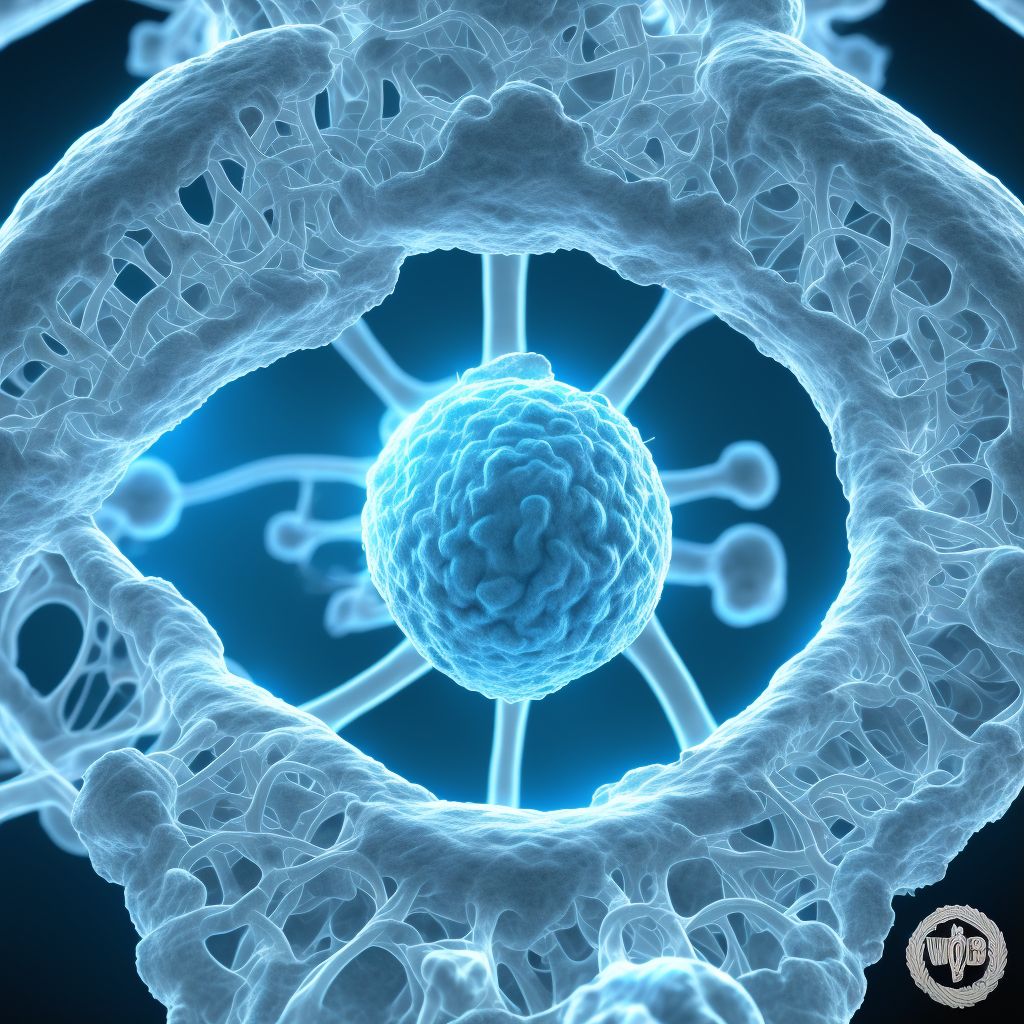 Infection of intervertebral disc (pyogenic), cervical region digital illustration