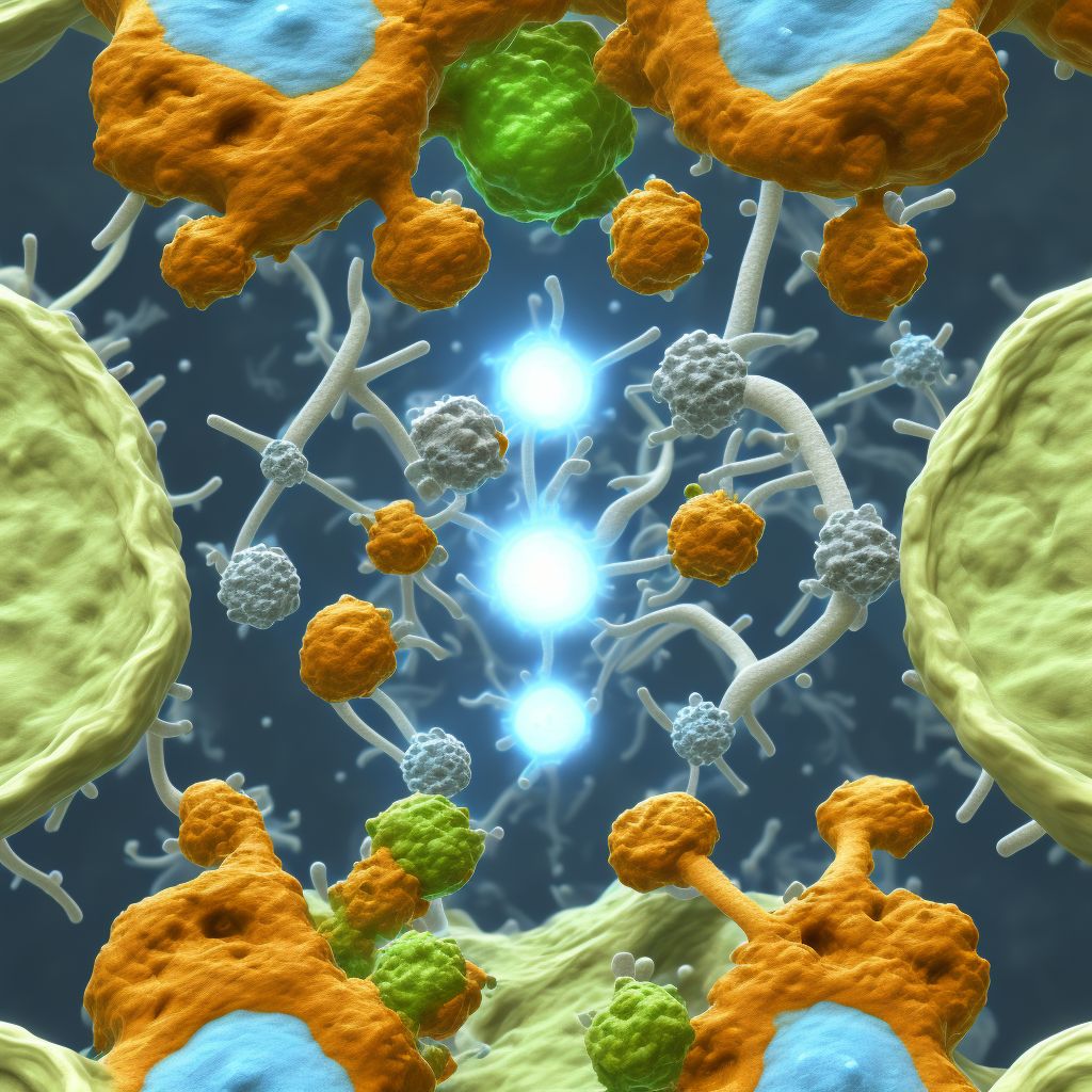 Infection of intervertebral disc (pyogenic), thoracolumbar region digital illustration