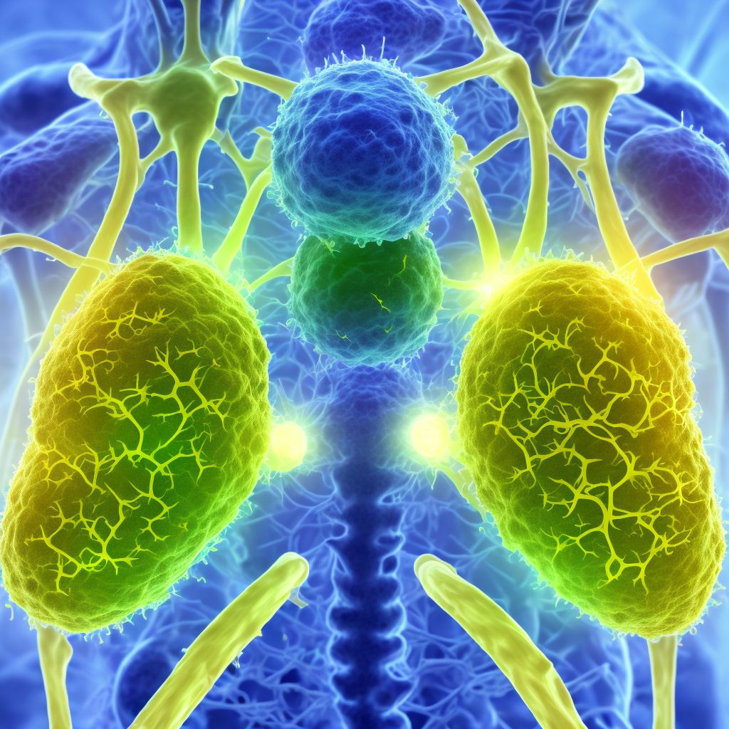 Other infective spondylopathies, sacral and sacrococcygeal region digital illustration