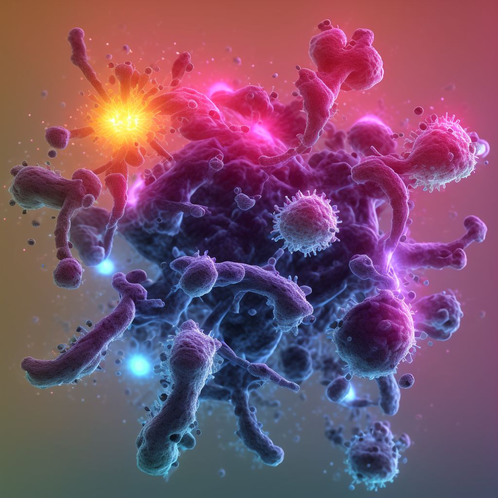 Other infective spondylopathies, multiple sites in spine digital illustration