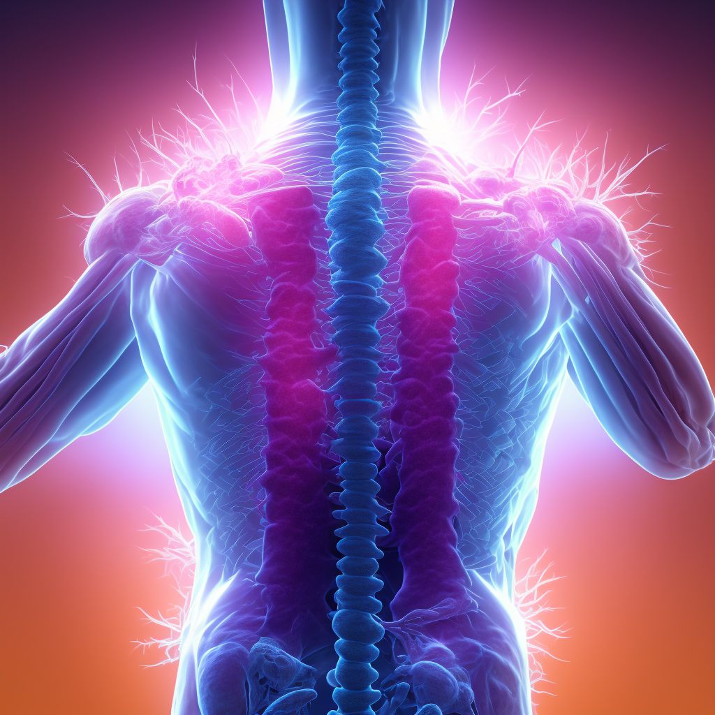 Other spondylosis with radiculopathy, lumbosacral region digital illustration