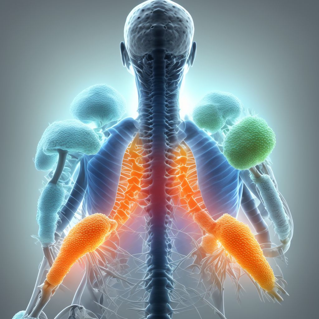 Other spondylosis, lumbar region digital illustration