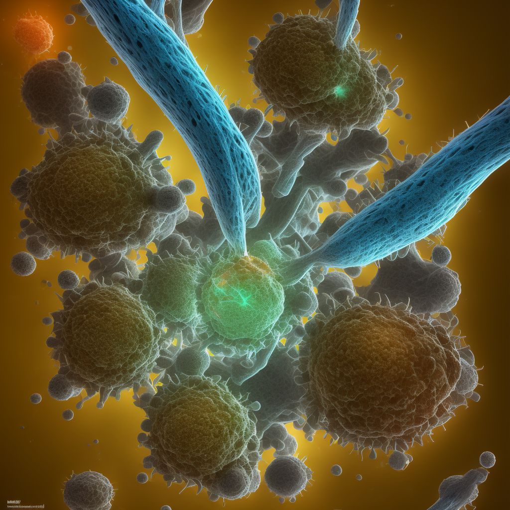 Spondylopathy in diseases classified elsewhere, lumbar region digital illustration