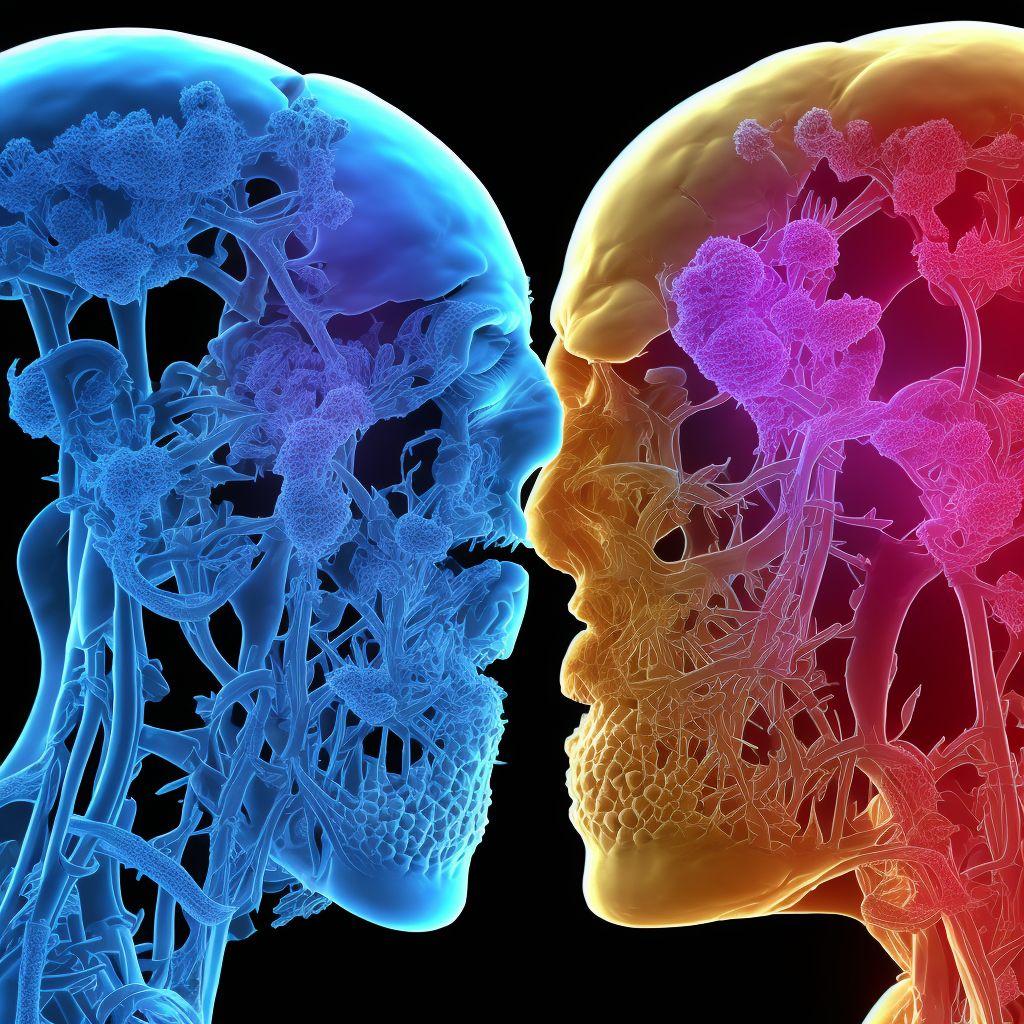 Other cervical disc disorders at C5-C6 level digital illustration