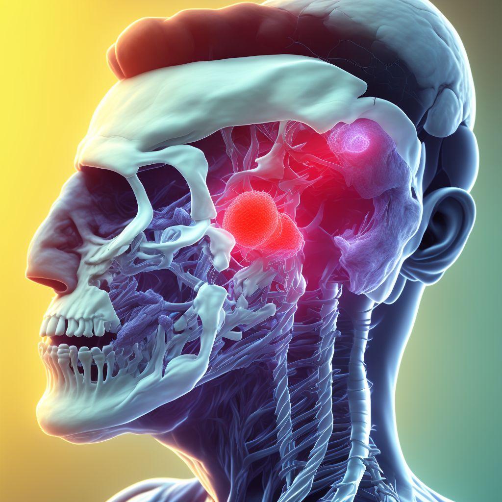 Panniculitis affecting regions of neck and back, site unspecified digital illustration