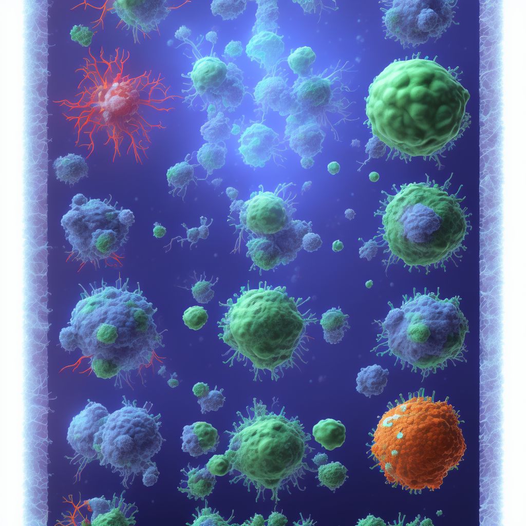 Infective myositis, unspecified arm digital illustration