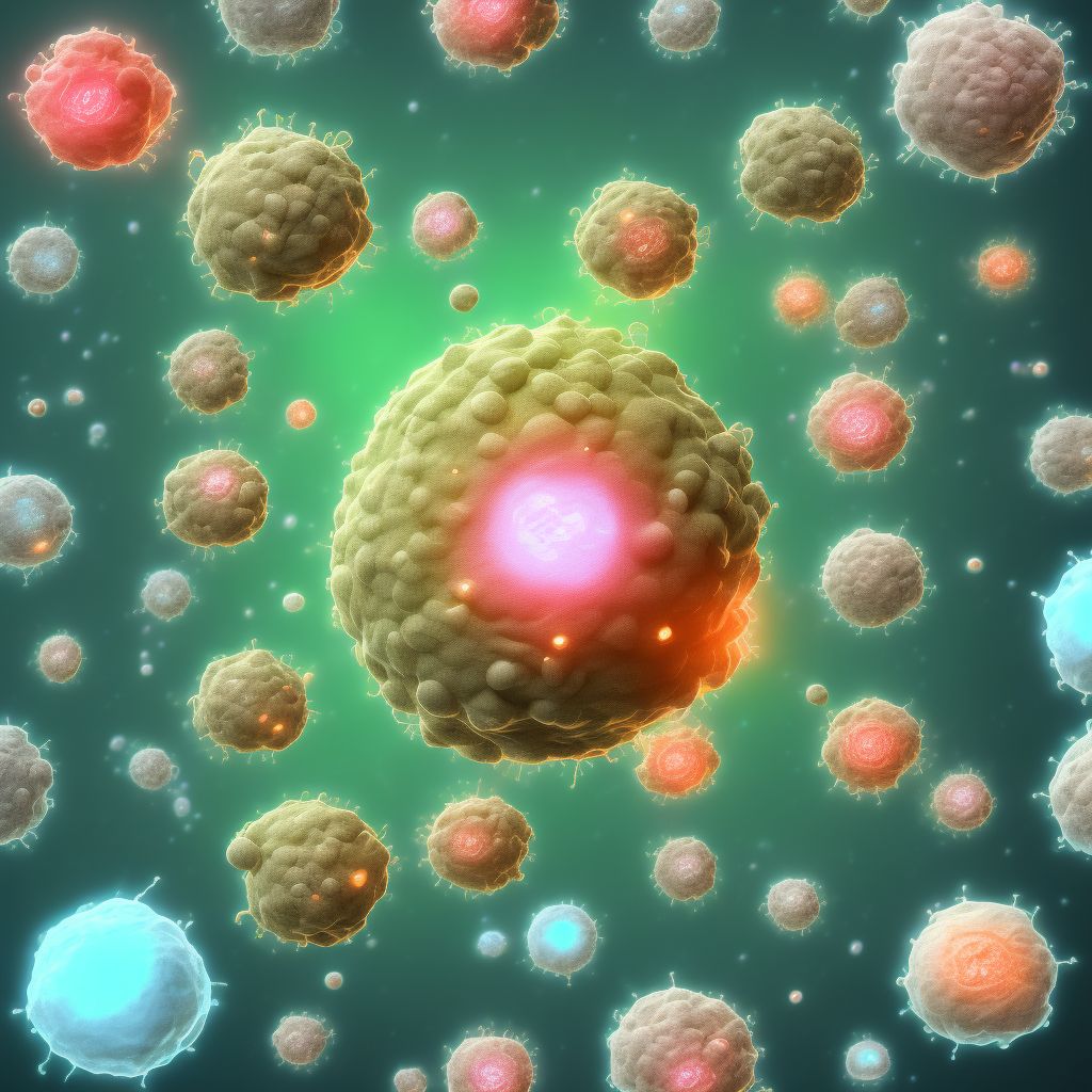 Foreign body granuloma of soft tissue, not elsewhere classified, unspecified site digital illustration