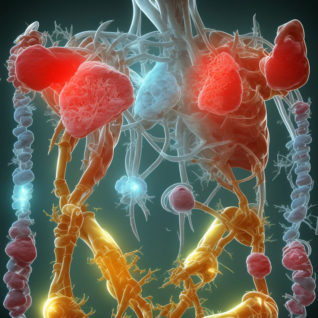 Myositis ossificans traumatica, unspecified ankle and foot digital illustration