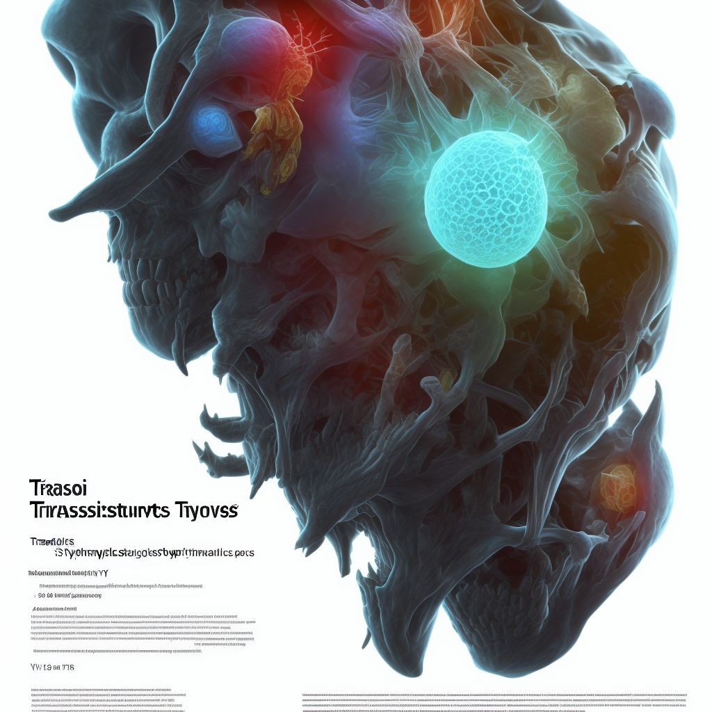 Transient synovitis, right shoulder digital illustration