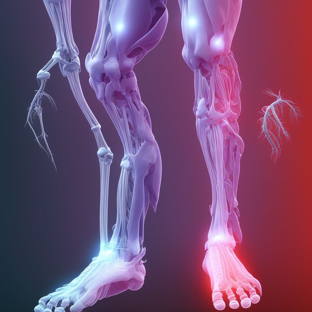 Other specified enthesopathies of right lower limb, excluding foot digital illustration