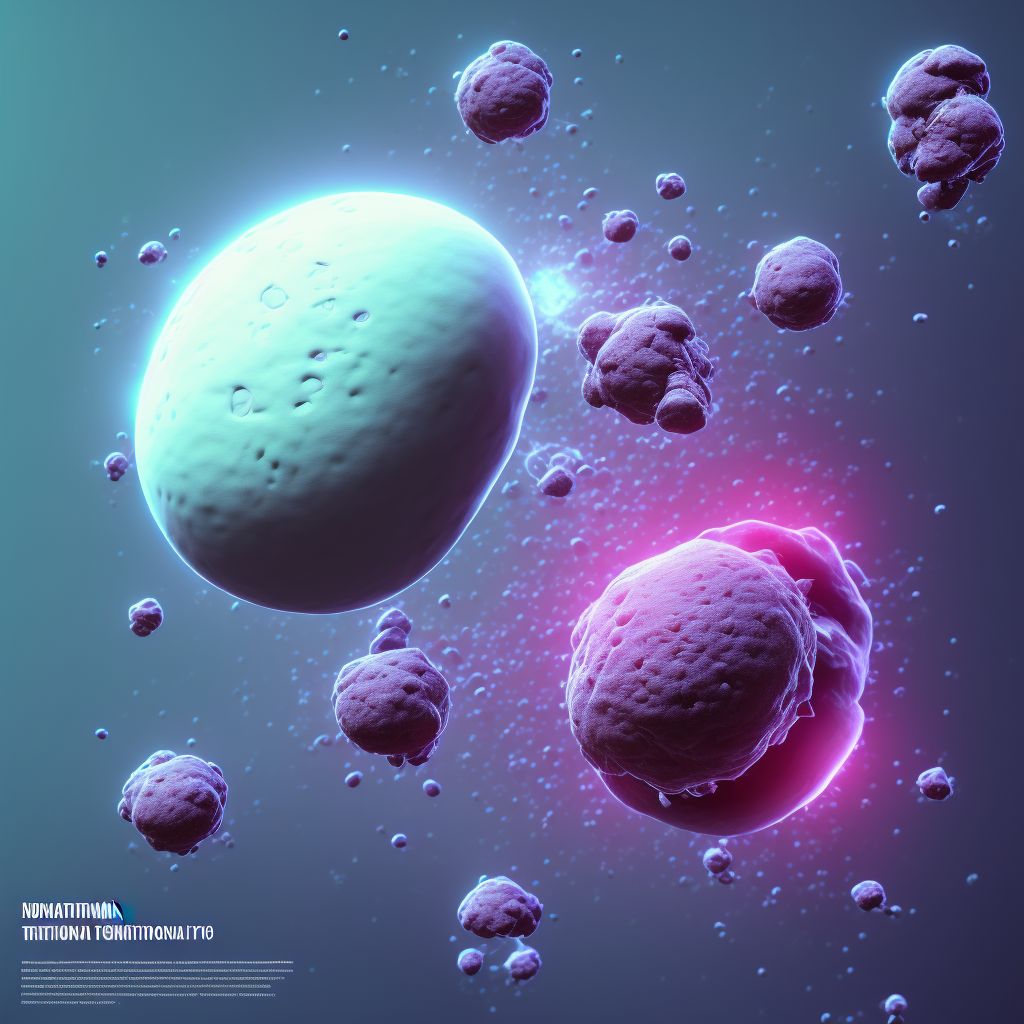 Nontraumatic hematoma of soft tissue digital illustration