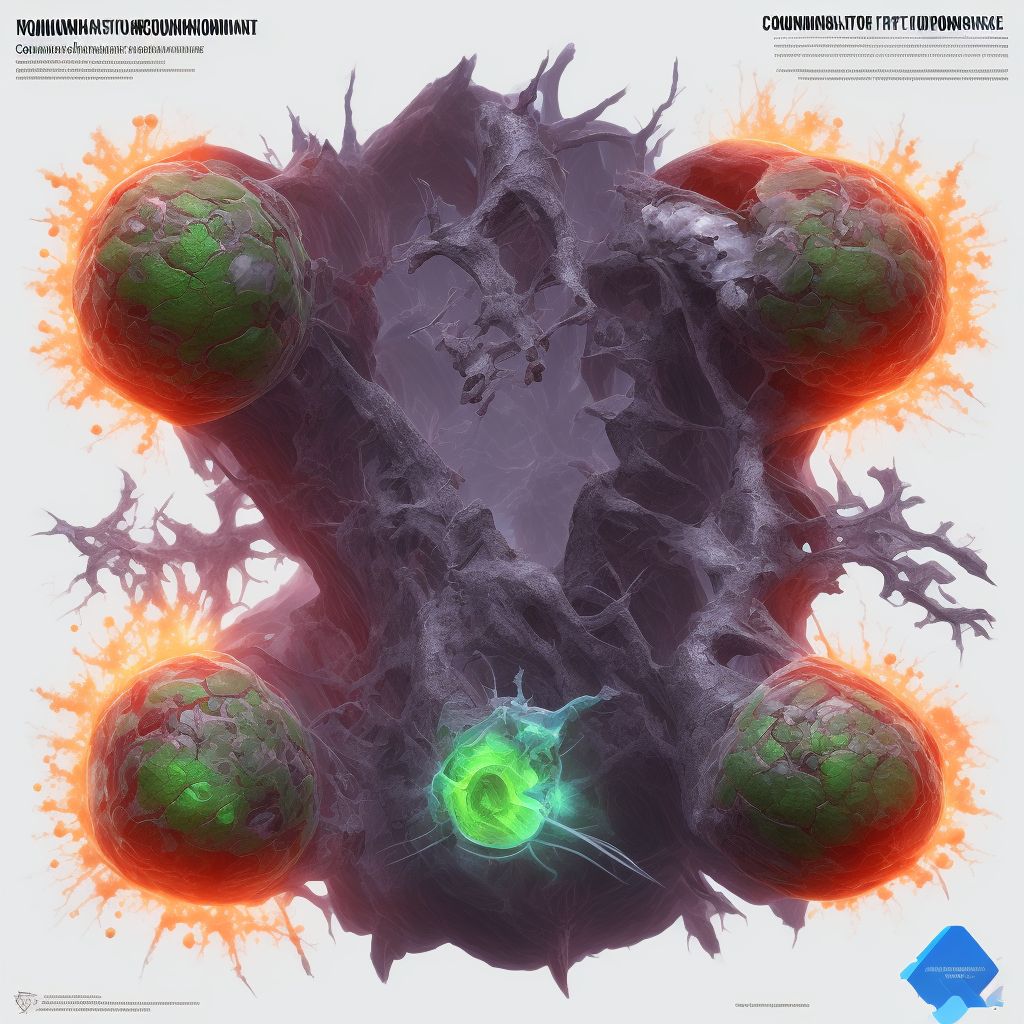 Nontraumatic compartment syndrome of left upper extremity digital illustration