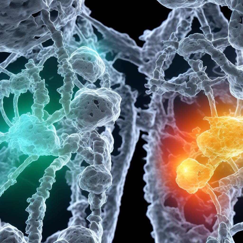 Age-related osteoporosis with current pathological fracture, vertebra(e), subsequent encounter for fracture with delayed healing digital illustration