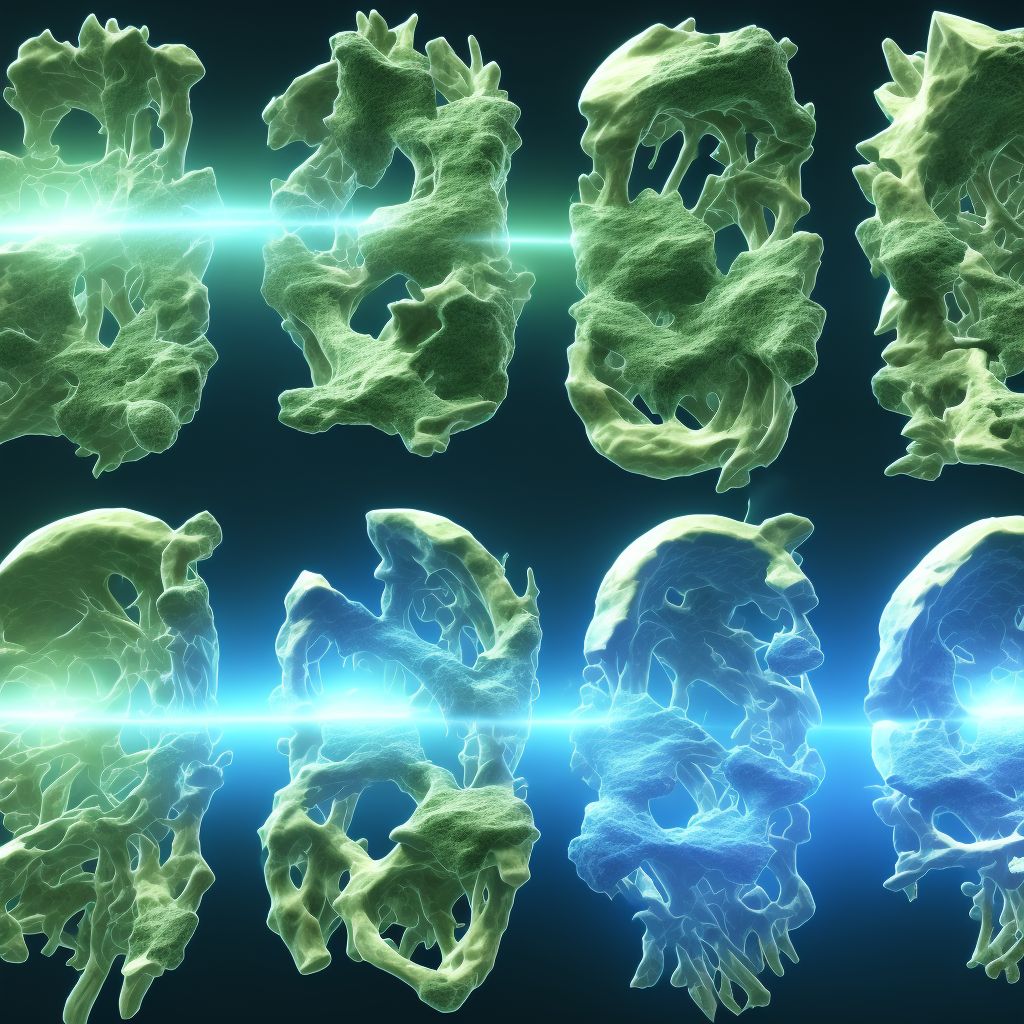 Other osteoporosis with current pathological fracture, vertebra(e), initial encounter for fracture digital illustration