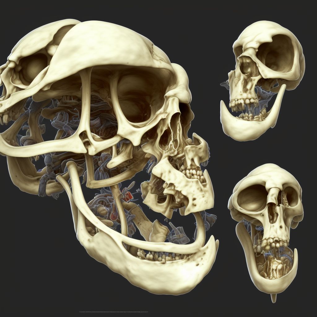 Stress fracture, unspecified humerus, subsequent encounter for fracture with nonunion digital illustration