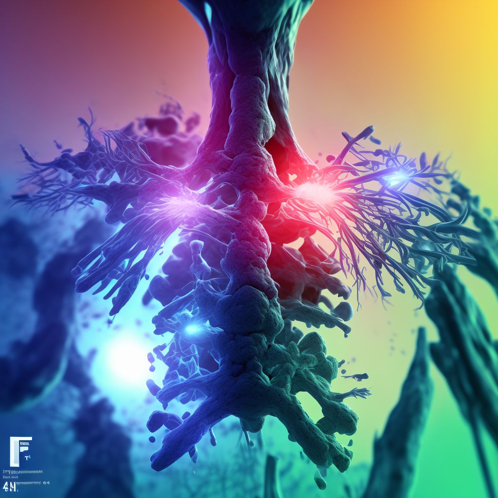 Pathological fracture in neoplastic disease, pelvis, subsequent encounter for fracture with malunion digital illustration