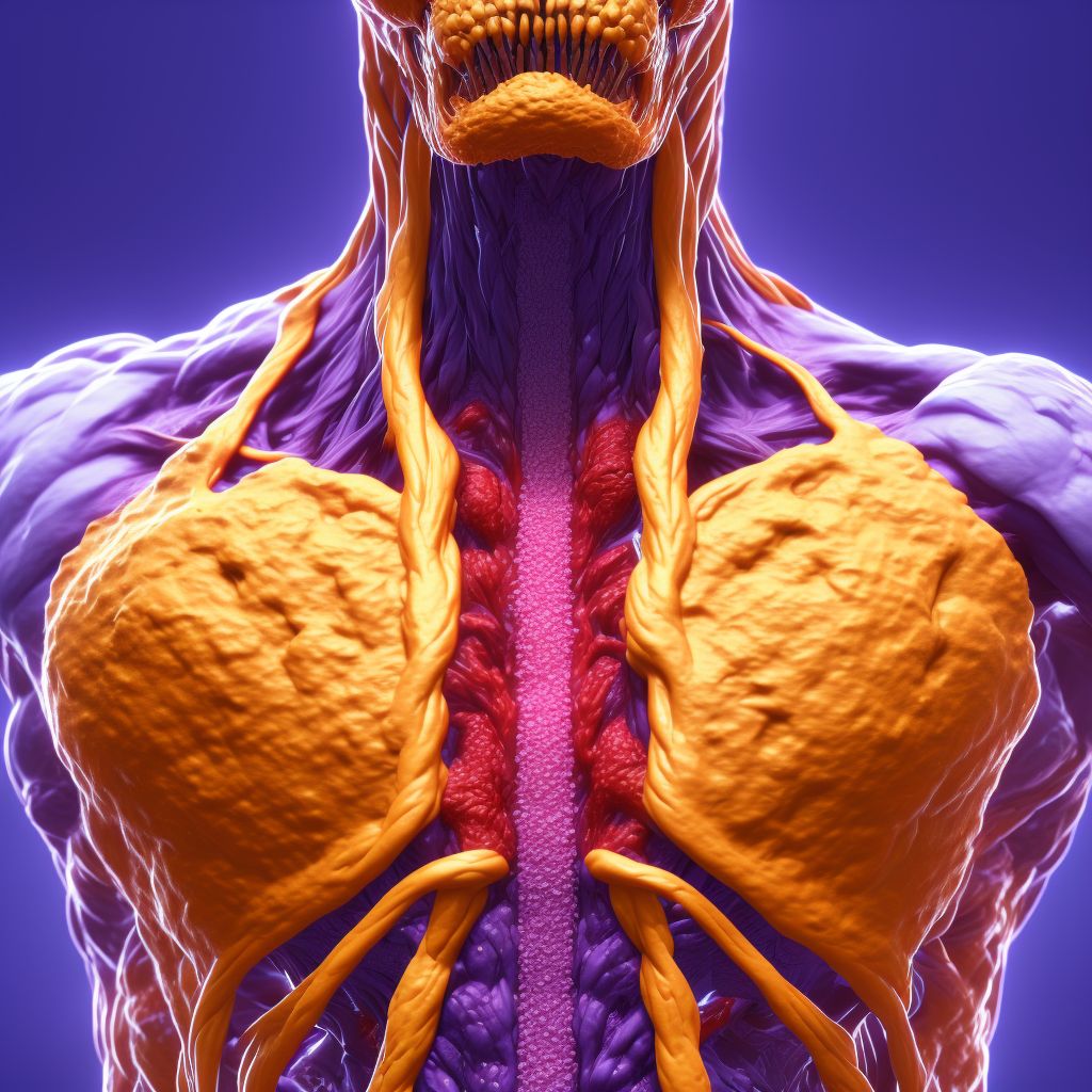 Fibrous dysplasia (monostotic), right shoulder digital illustration