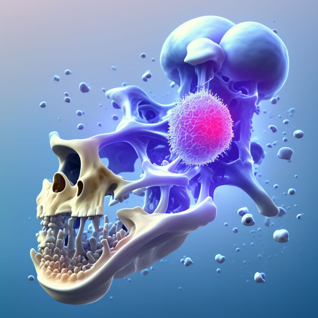 Other cyst of bone, unspecified ankle and foot digital illustration