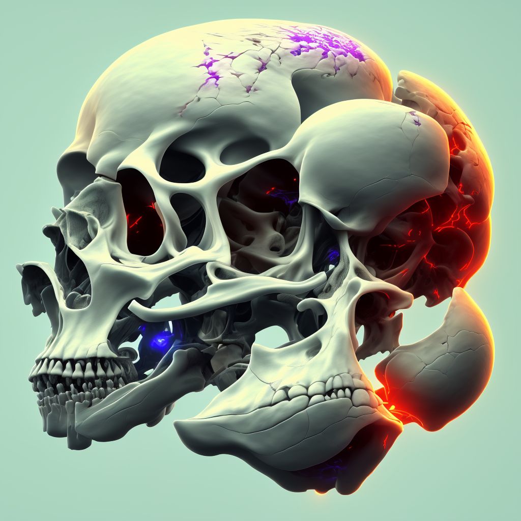 Other cyst of bone, multiple sites digital illustration