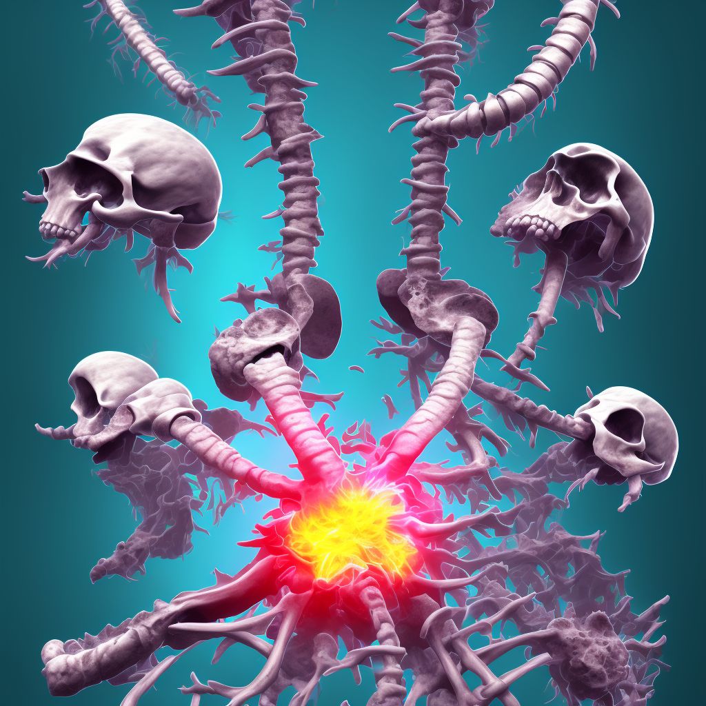 Subacute osteomyelitis, unspecified humerus digital illustration