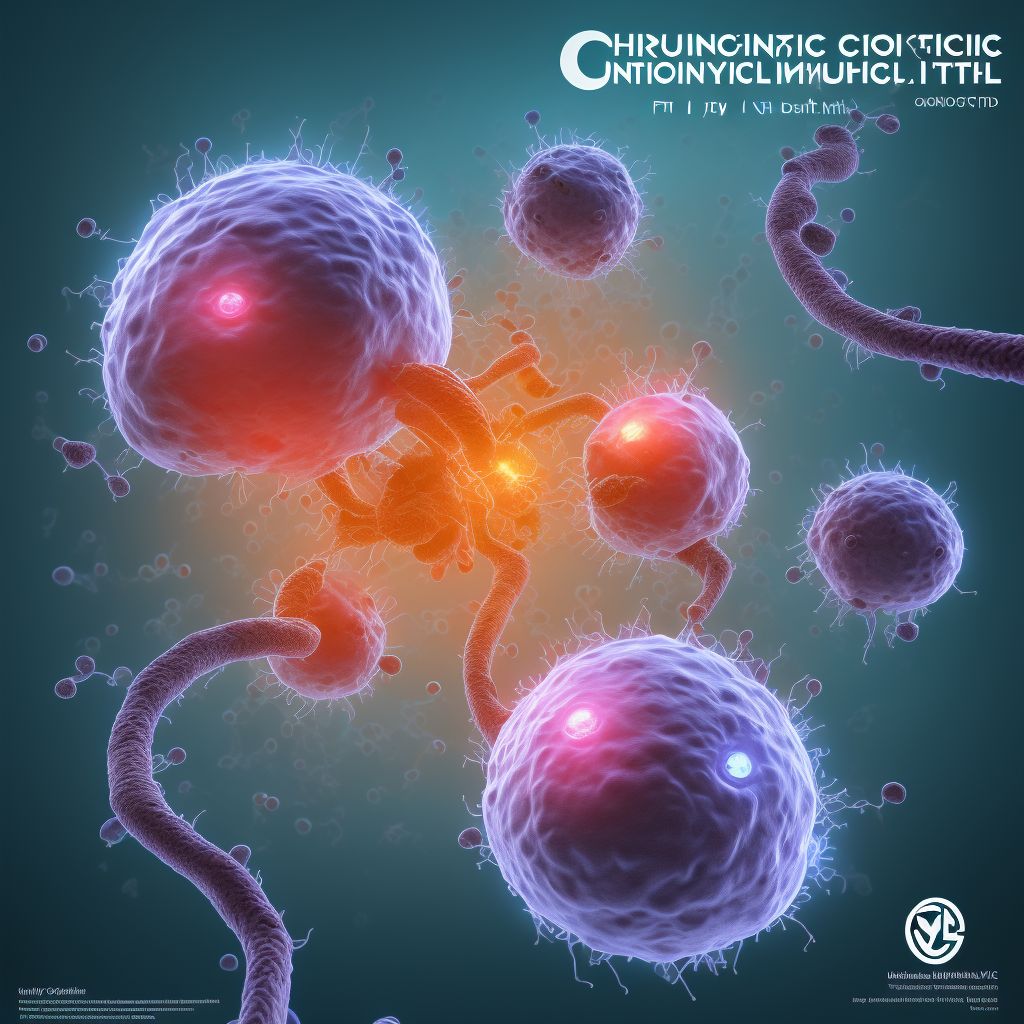 Chronic multifocal osteomyelitis, unspecified hand digital illustration