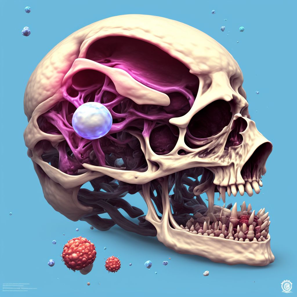 Other chronic hematogenous osteomyelitis, unspecified radius and ulna digital illustration