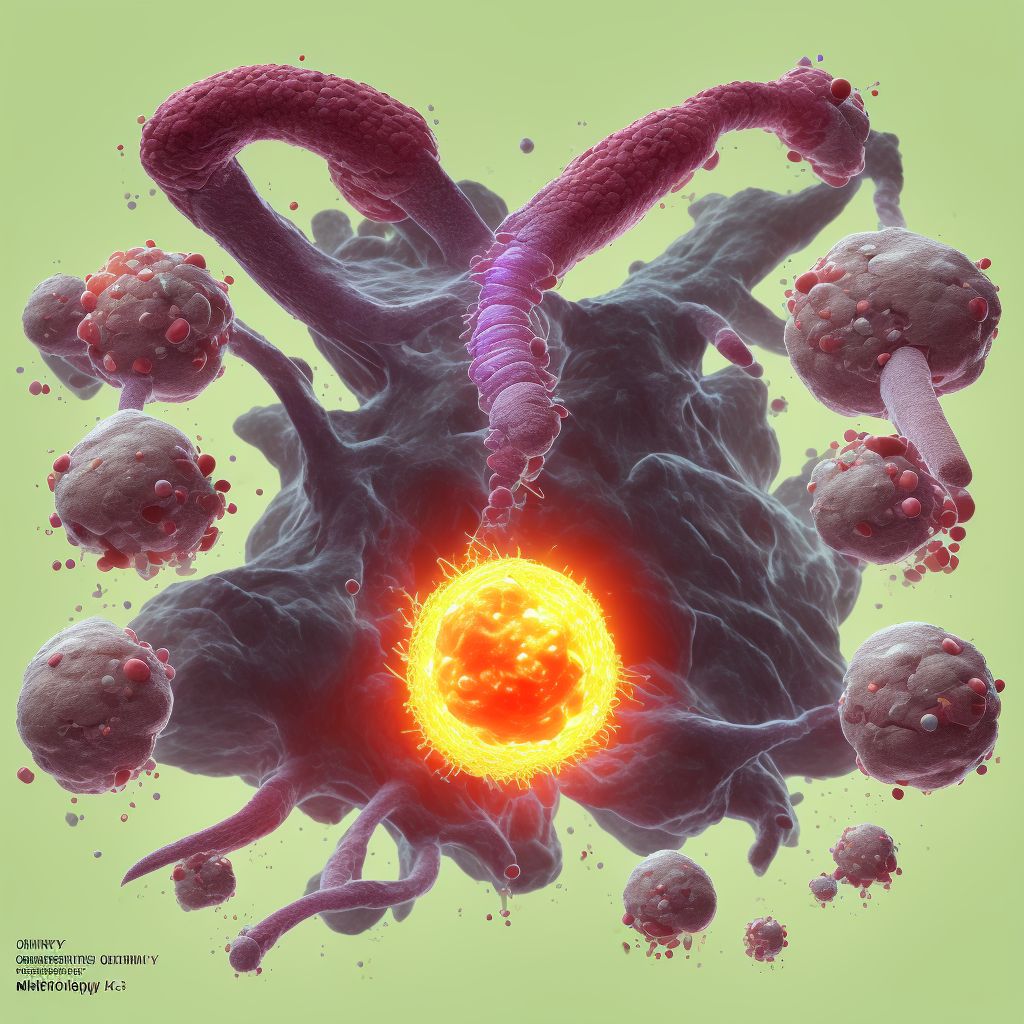 Other chronic hematogenous osteomyelitis, unspecified ankle and foot digital illustration