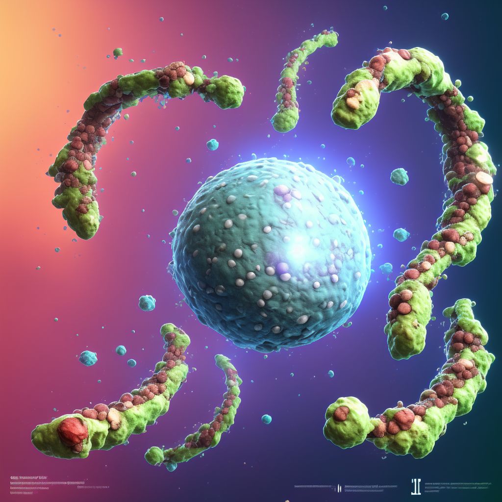 Other chronic hematogenous osteomyelitis, multiple sites digital illustration