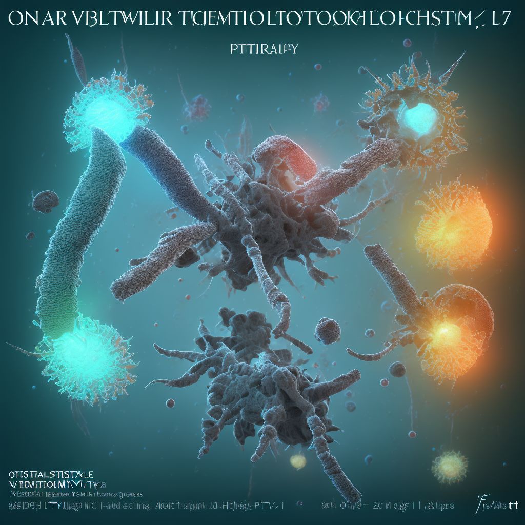 Other osteomyelitis, lower leg digital illustration