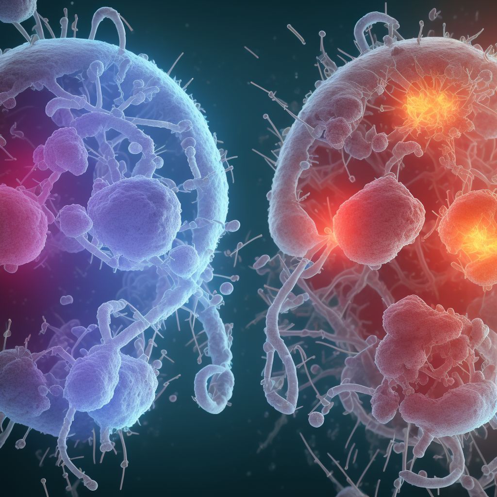 Idiopathic aseptic necrosis of right radius digital illustration