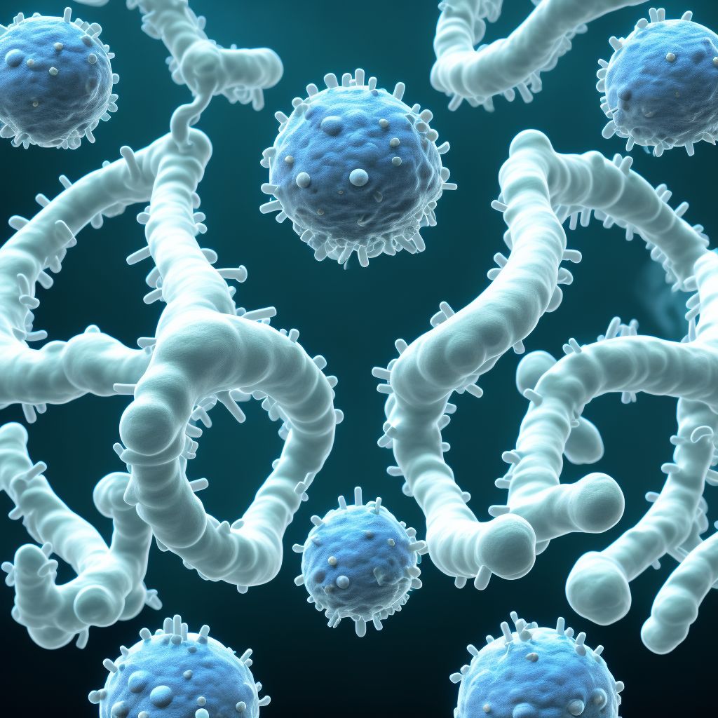 Idiopathic aseptic necrosis of bone, multiple sites digital illustration