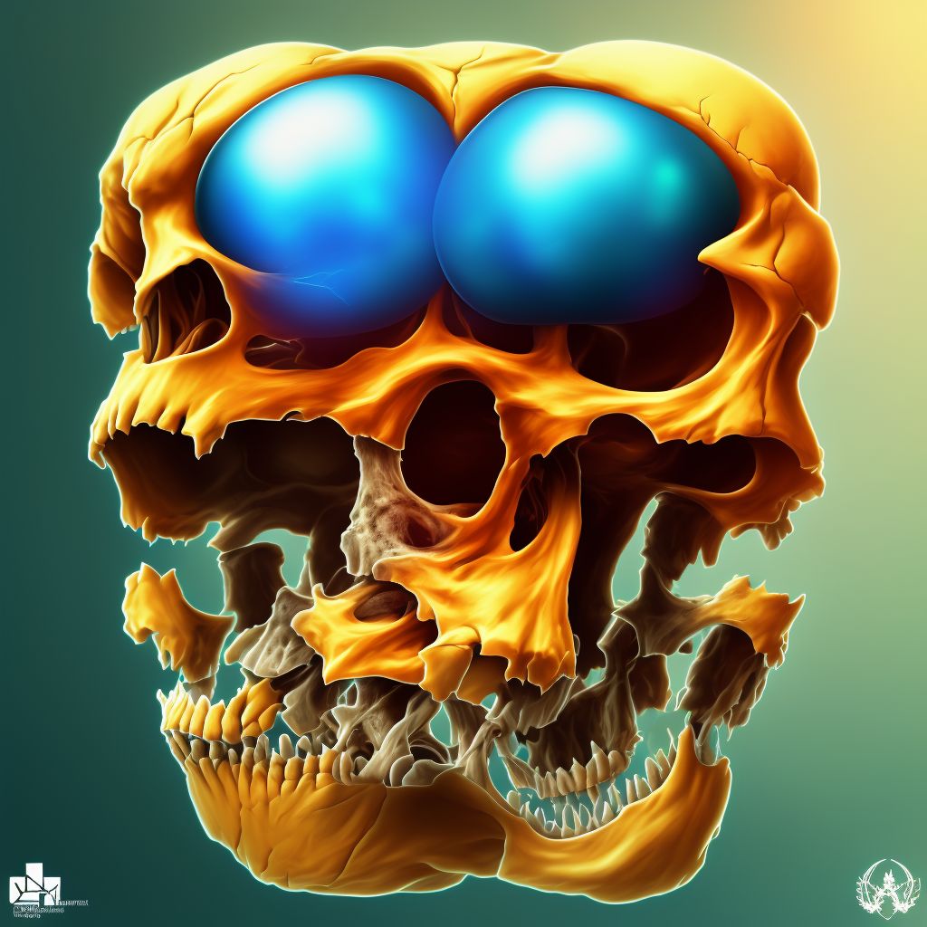 Osteonecrosis due to drugs, unspecified femur digital illustration