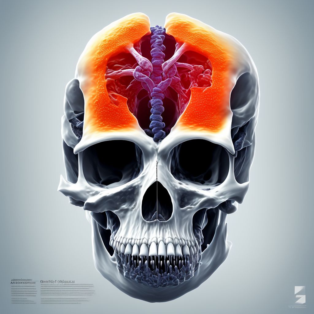 Osteonecrosis due to drugs, unspecified tibia digital illustration