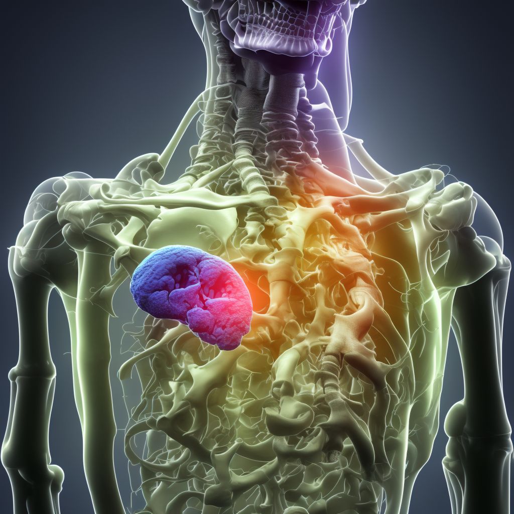 Physeal arrest, humerus, unspecified digital illustration