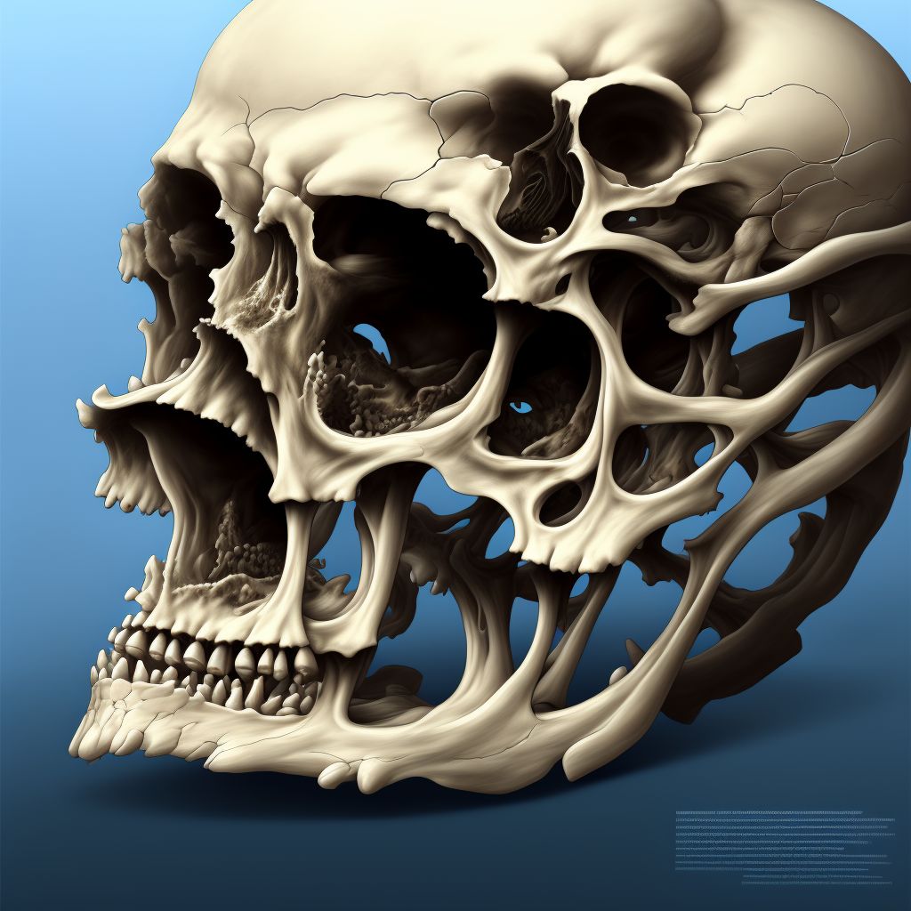 Other disorders of bone development and growth, unspecified site digital illustration