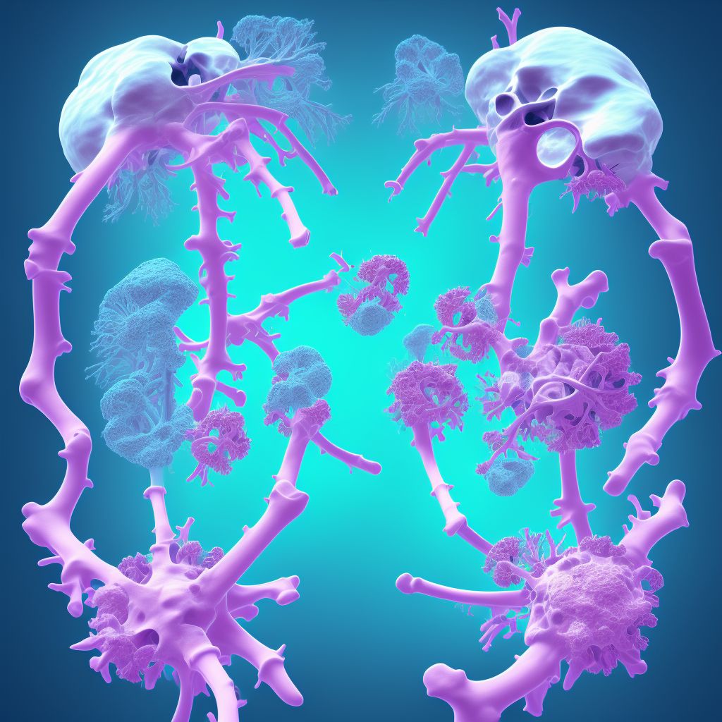 Other disorders of bone development and growth, unspecified femur digital illustration