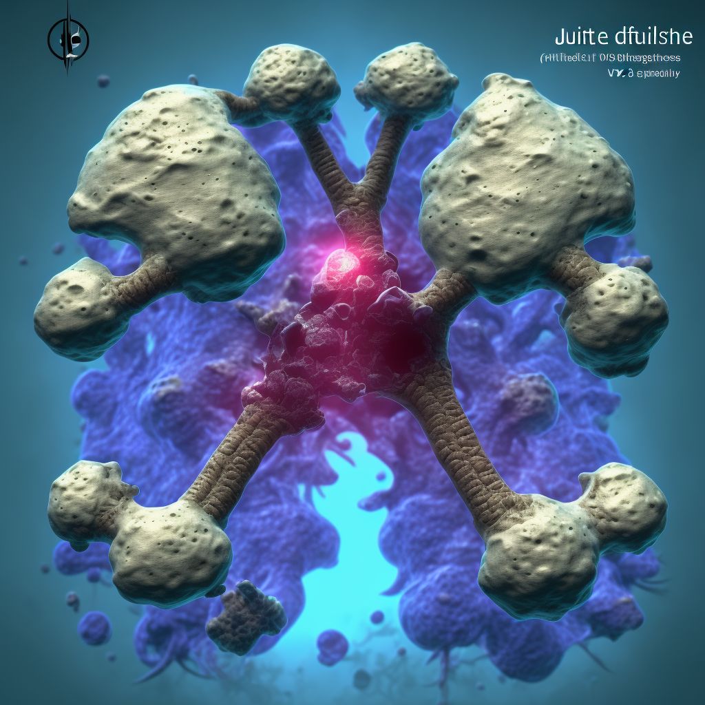 Juvenile osteochondrosis of pelvis digital illustration