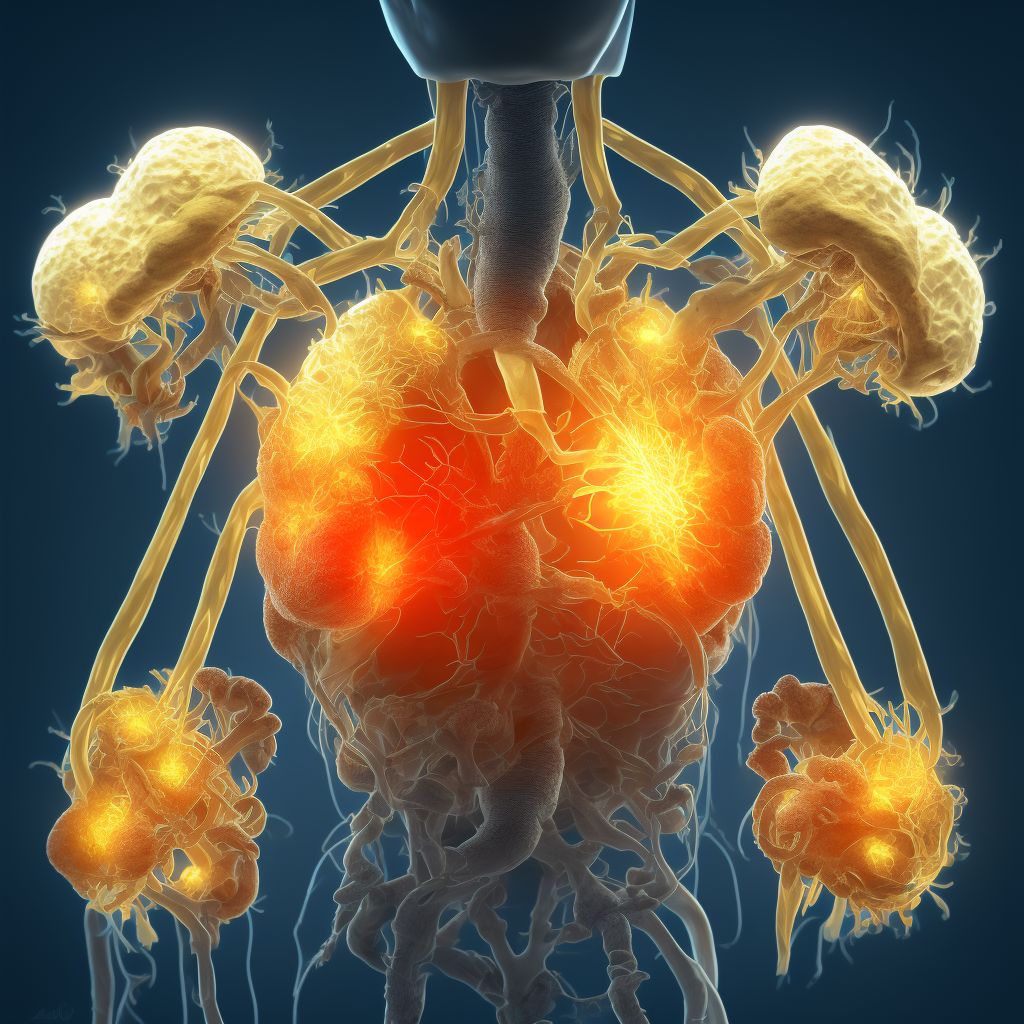 Pseudocoxalgia, left hip digital illustration