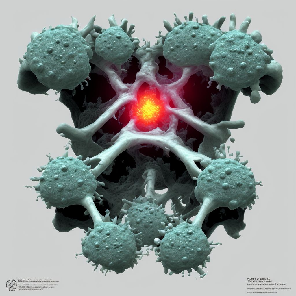 Other juvenile osteochondrosis of hip and pelvis, left leg digital illustration