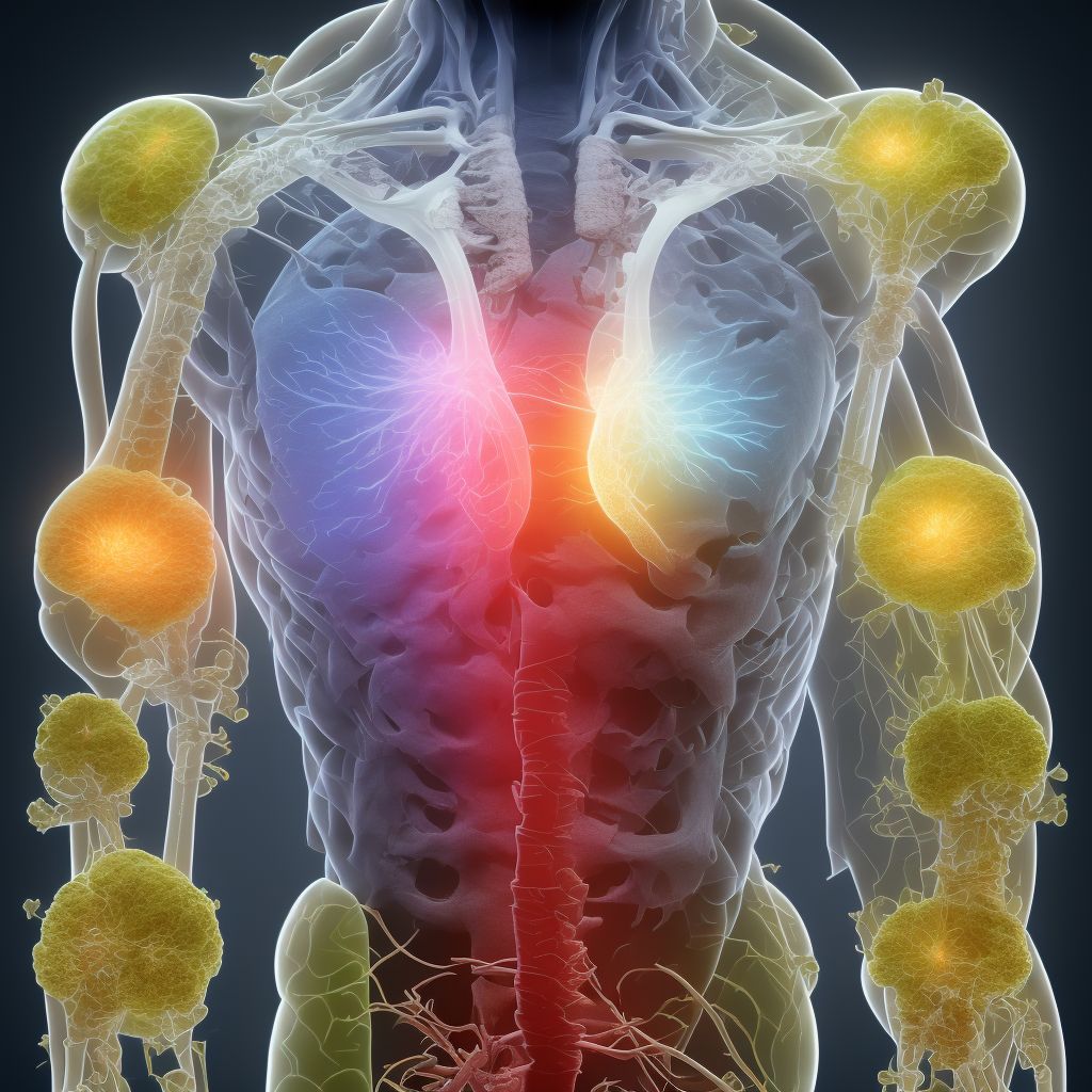 Unspecified slipped upper femoral epiphysis (nontraumatic), left hip digital illustration