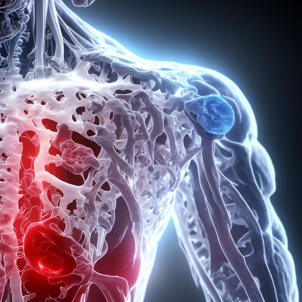 Osteochondritis dissecans, unspecified shoulder digital illustration