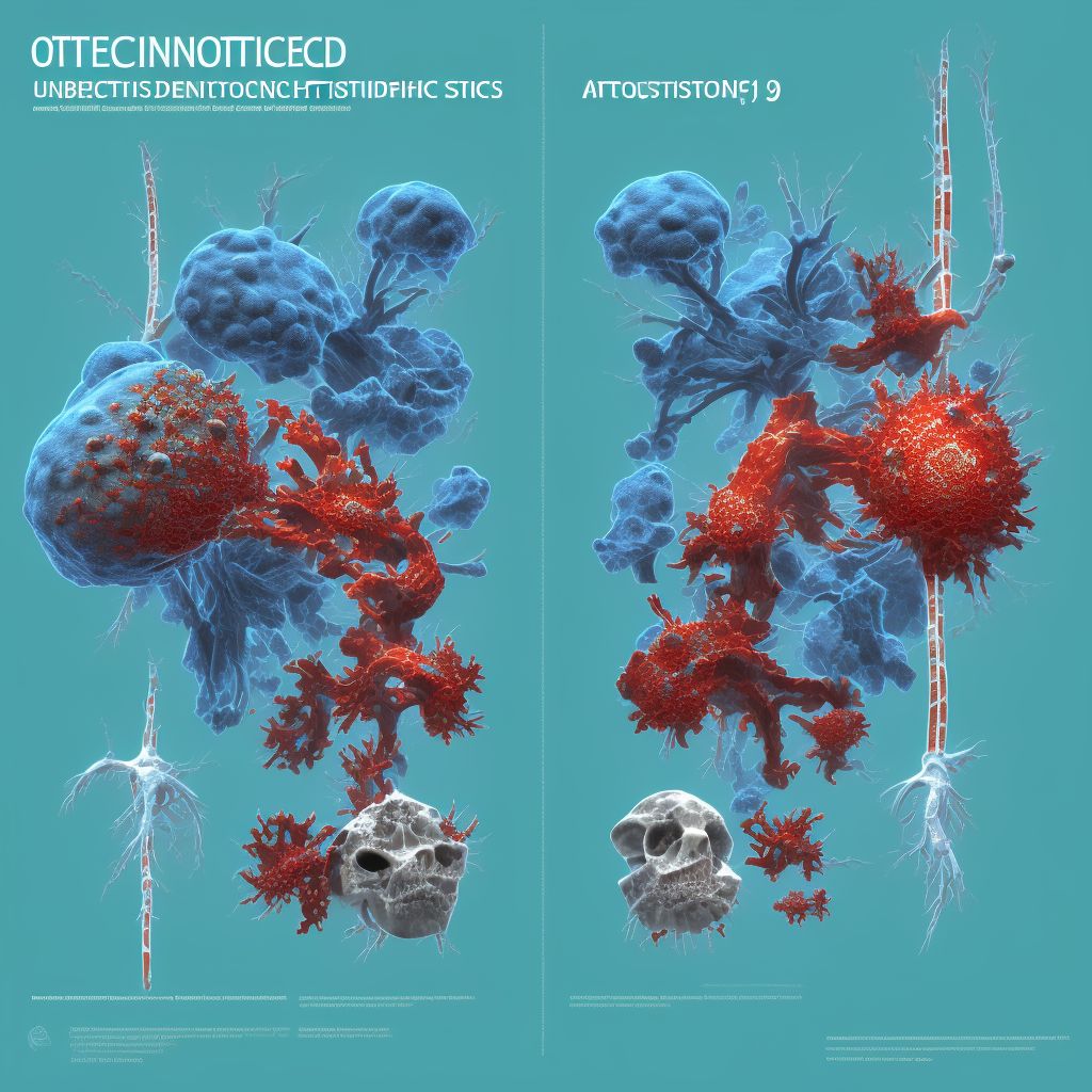 Osteochondritis dissecans, unspecified hip digital illustration