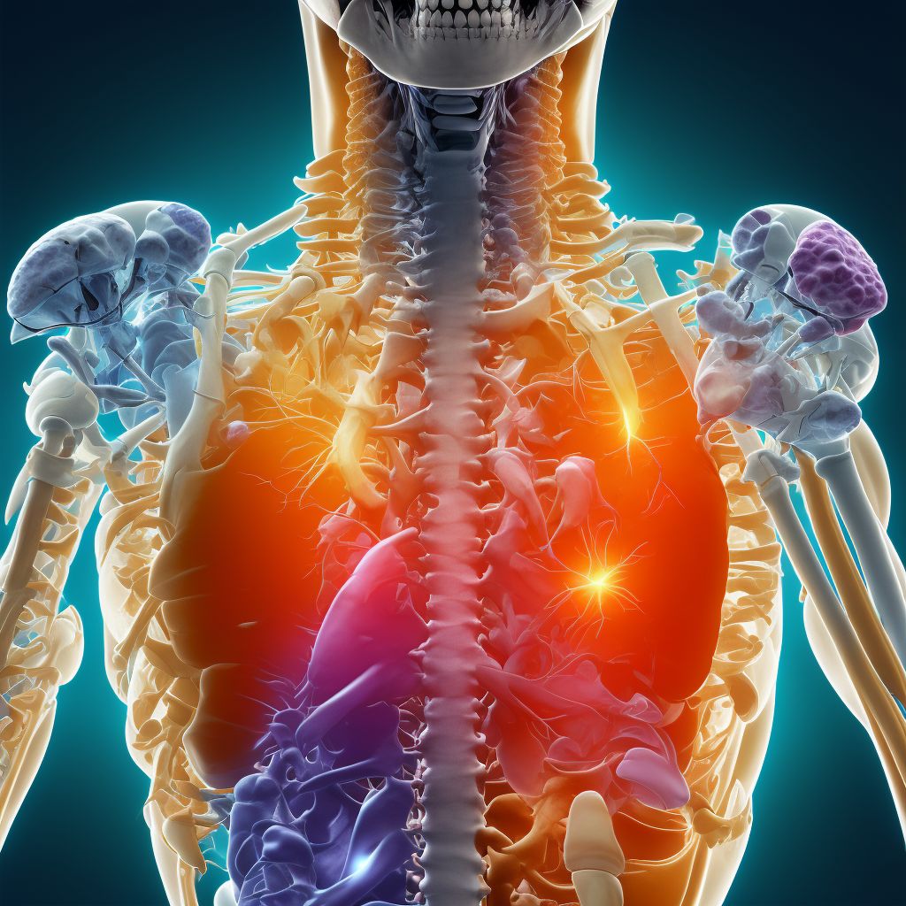 Accidental puncture and laceration of a musculoskeletal structure during other procedure digital illustration