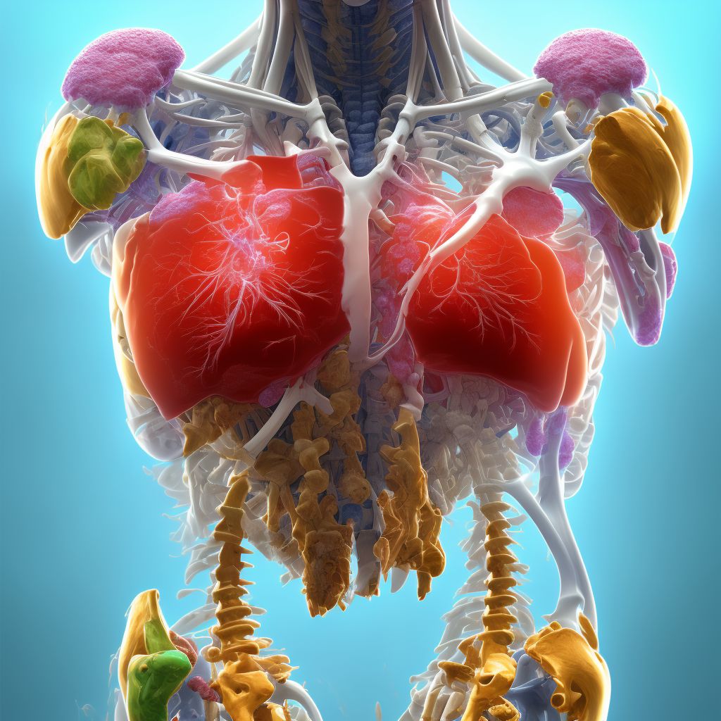 Postprocedural hemorrhage of a musculoskeletal structure following a musculoskeletal system procedure digital illustration