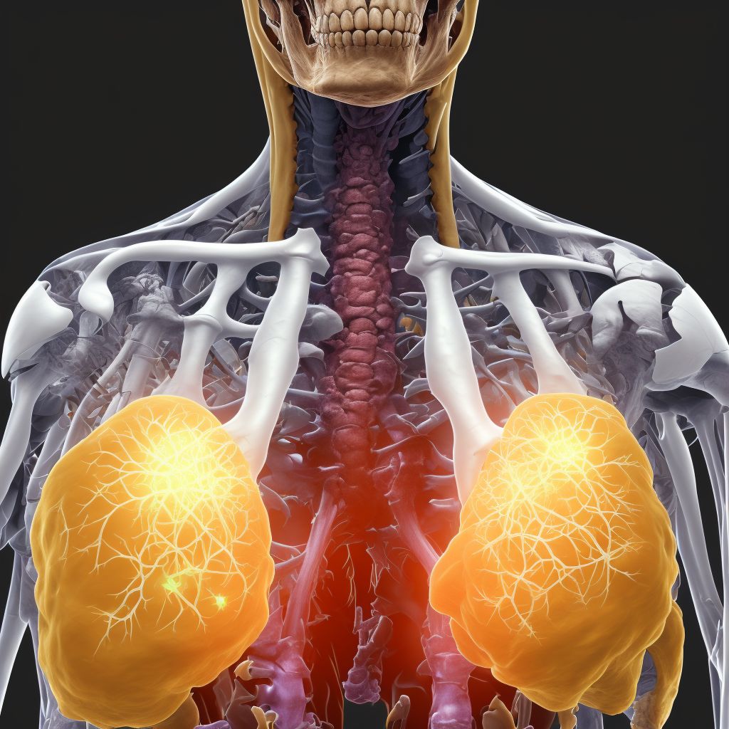 Postprocedural seroma of a musculoskeletal structure following a musculoskeletal system procedure digital illustration