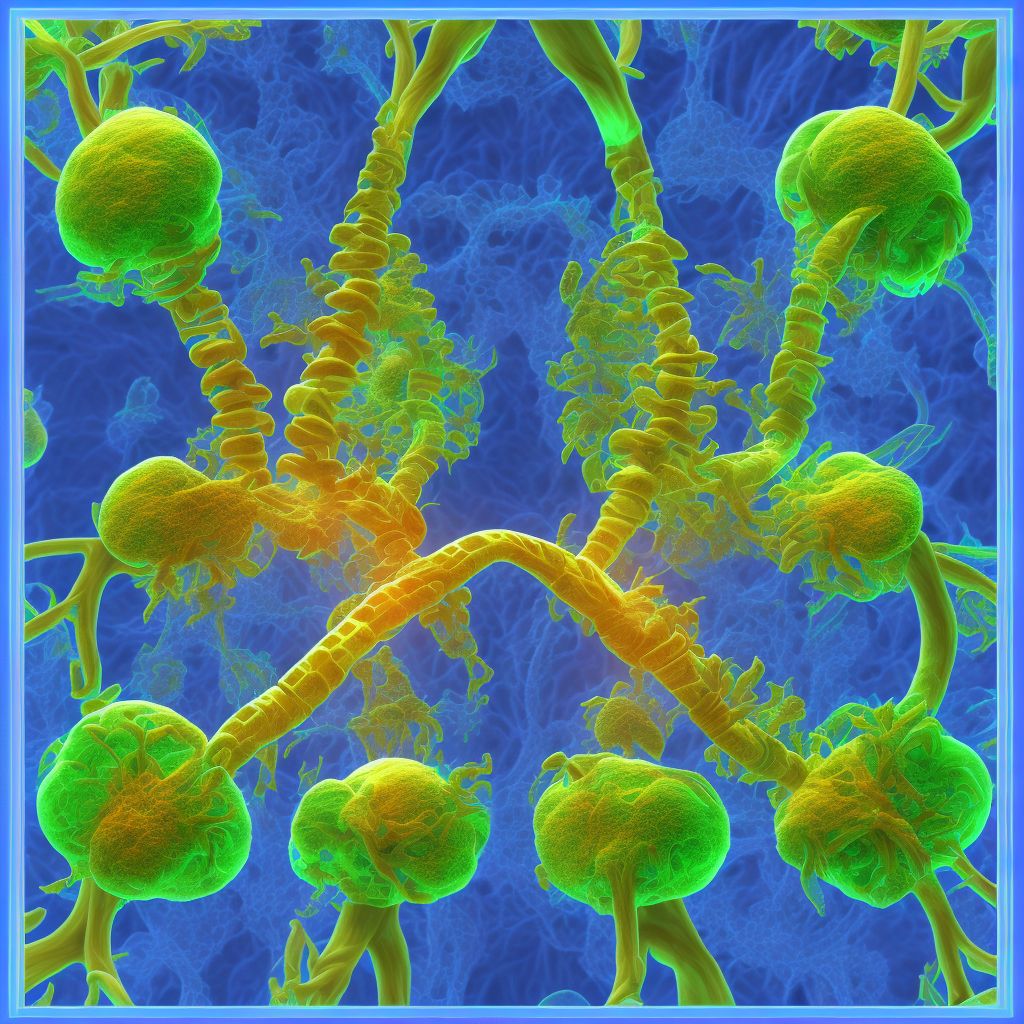 Subluxation complex (vertebral) of cervical region digital illustration