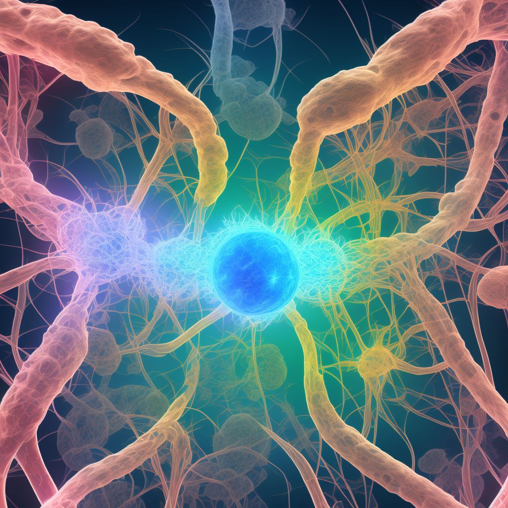 Subluxation stenosis of neural canal of pelvic region digital illustration