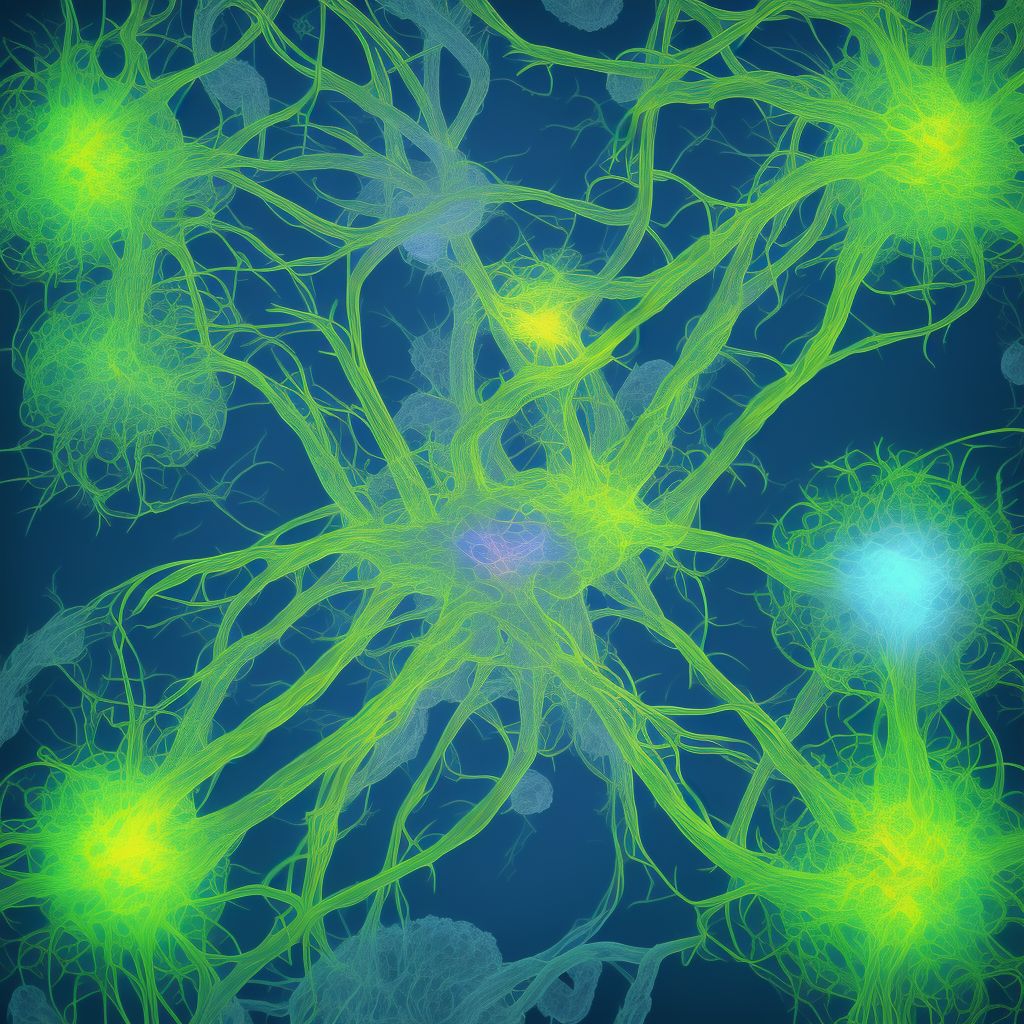 Osseous stenosis of neural canal of sacral region digital illustration