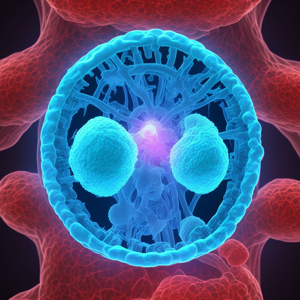 Intervertebral disc stenosis of neural canal of pelvic region digital illustration